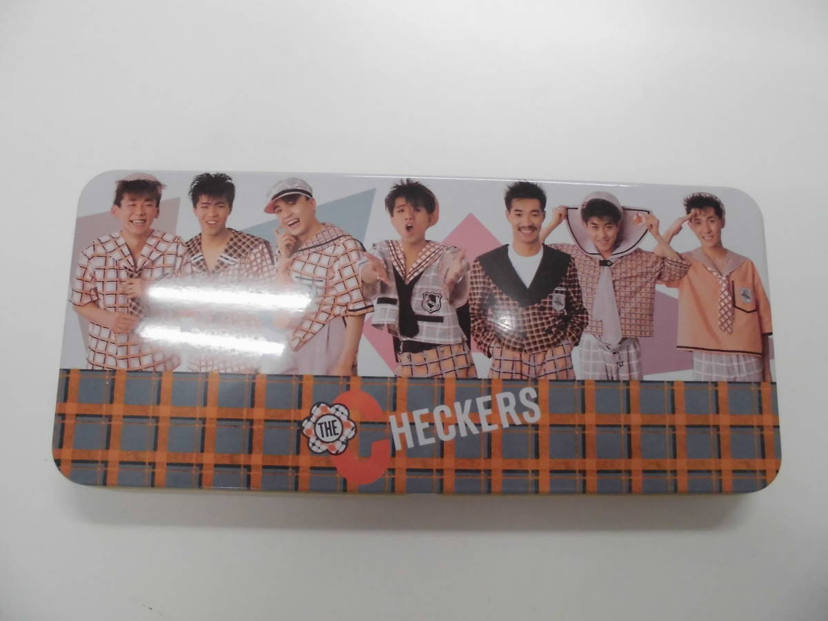 し-N-192 )チェッカーズ 缶ペンケース THE CHECKERS 藤井フミヤ ふでば 
