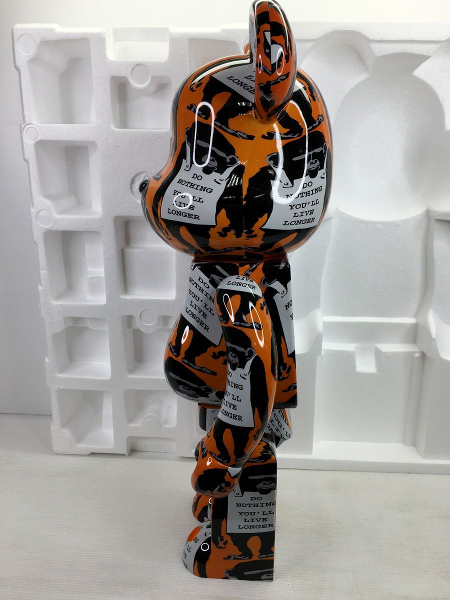 MONKEY SIGN ベアブリック バンクシー 1000% BE@RBRICK 美品 BE@RBRICK
