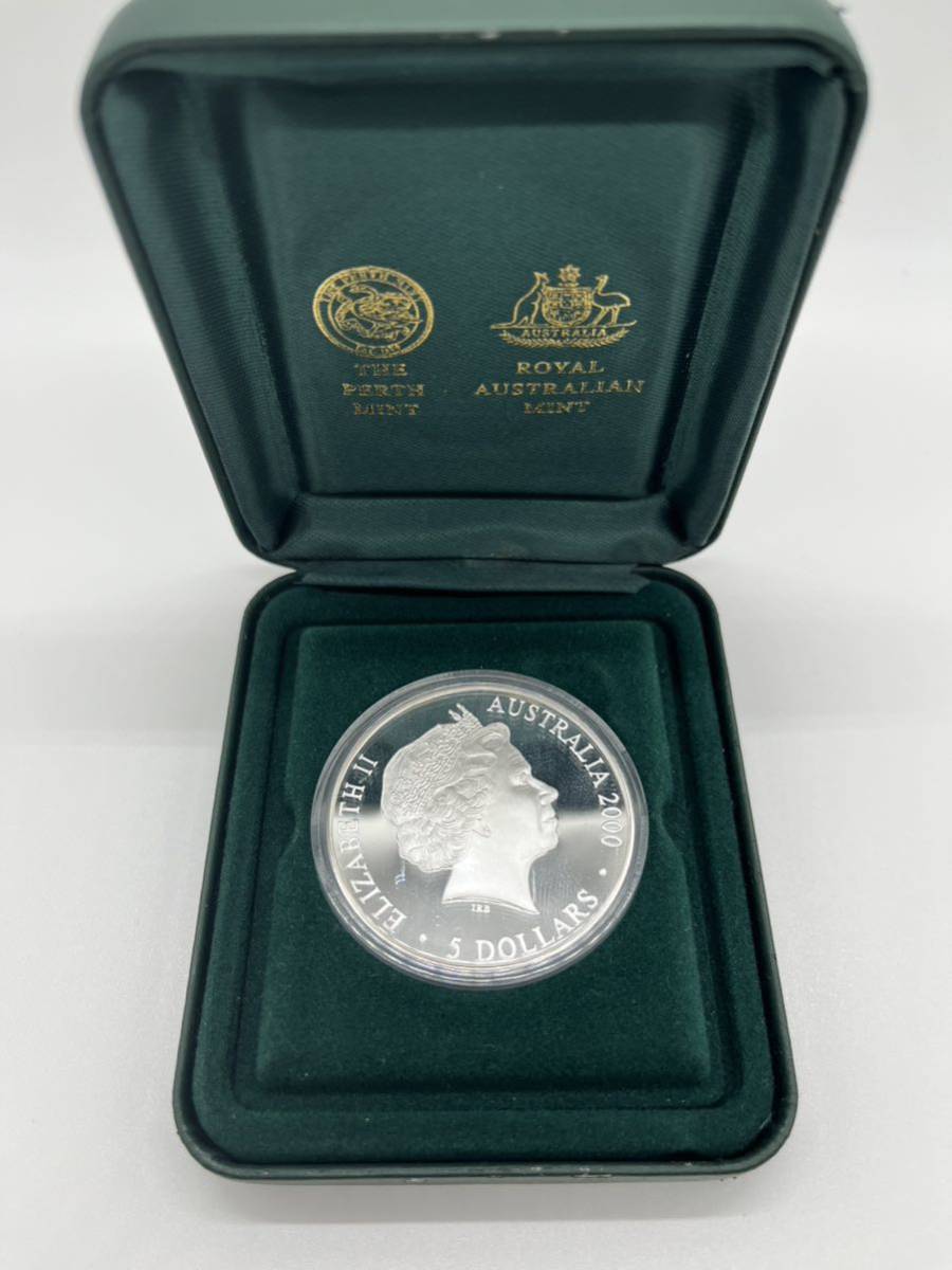 5ドル銀貨 - シドニーオリンピック2000年 ロイヤルミント製 「シドニー