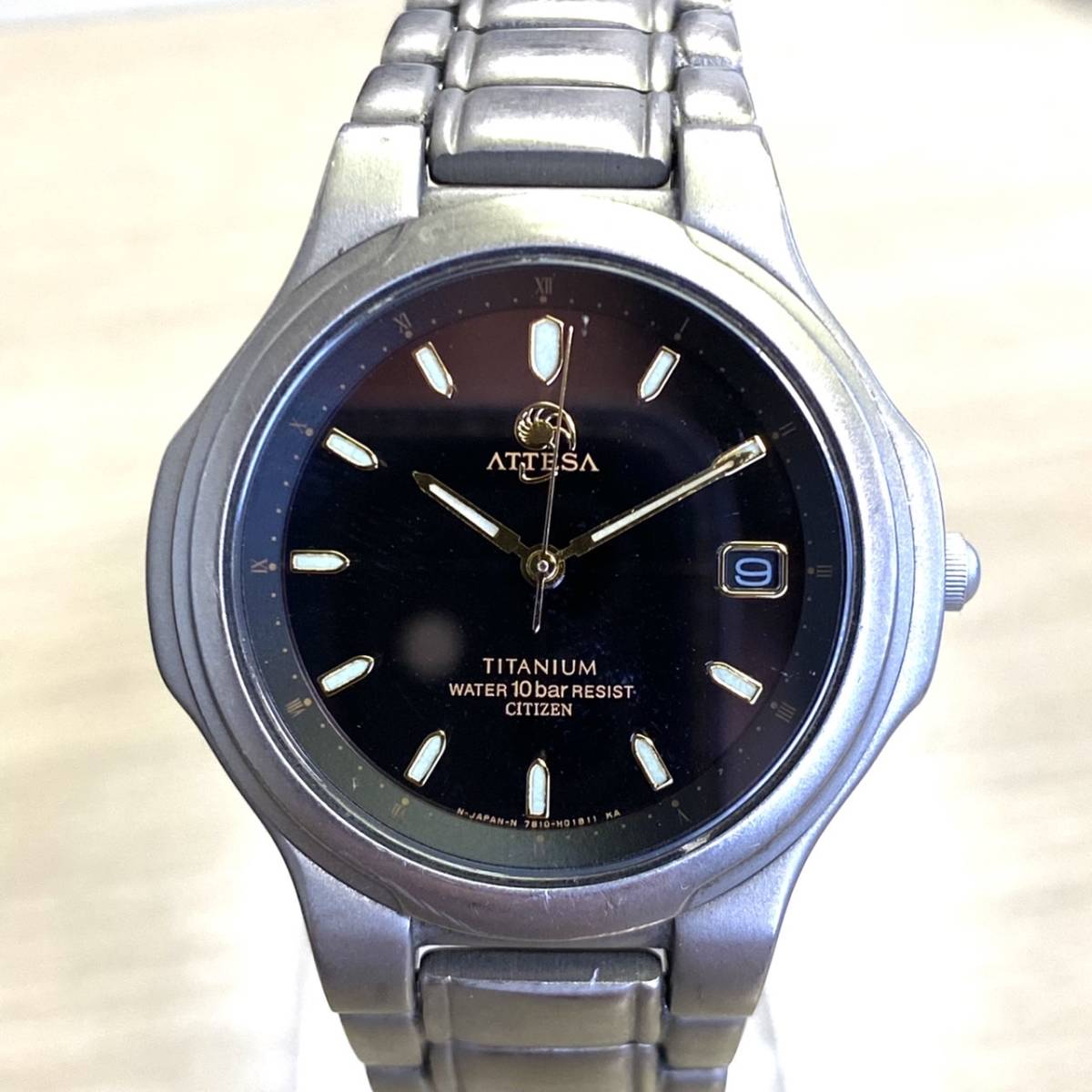 □【稼働品】 CITIZEN シチズン ATTESA アテッサ TITANIUM チタン Eco 