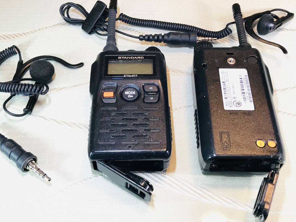 特定小電力トランシーバー STANDARD FTH-107 4台セット 特定小電力