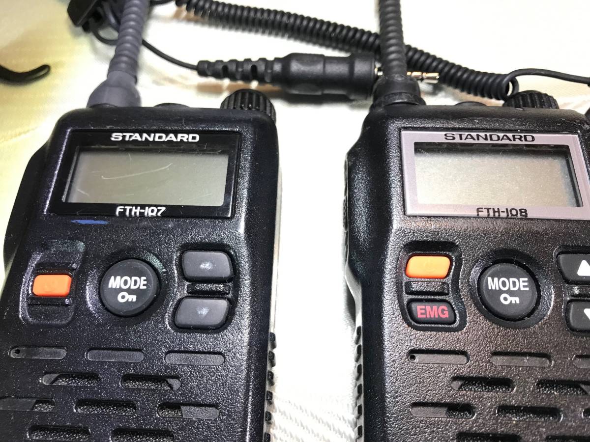 特定小電力トランシーバー STANDARD FTH-107 4台セット 特定小電力