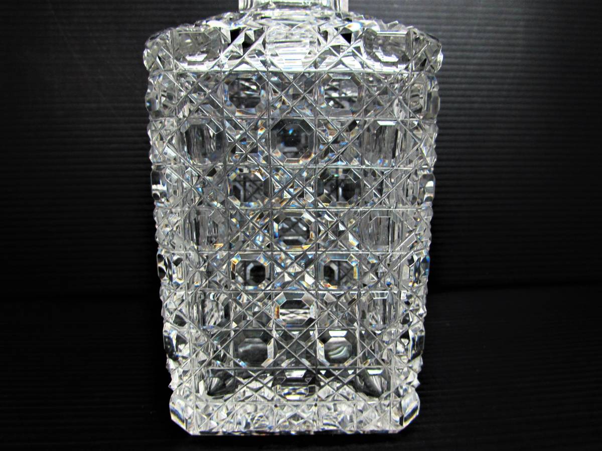 KAGAMI CRYSTAL カガミクリスタル デキャンタ 八角籠目 クリスタル
