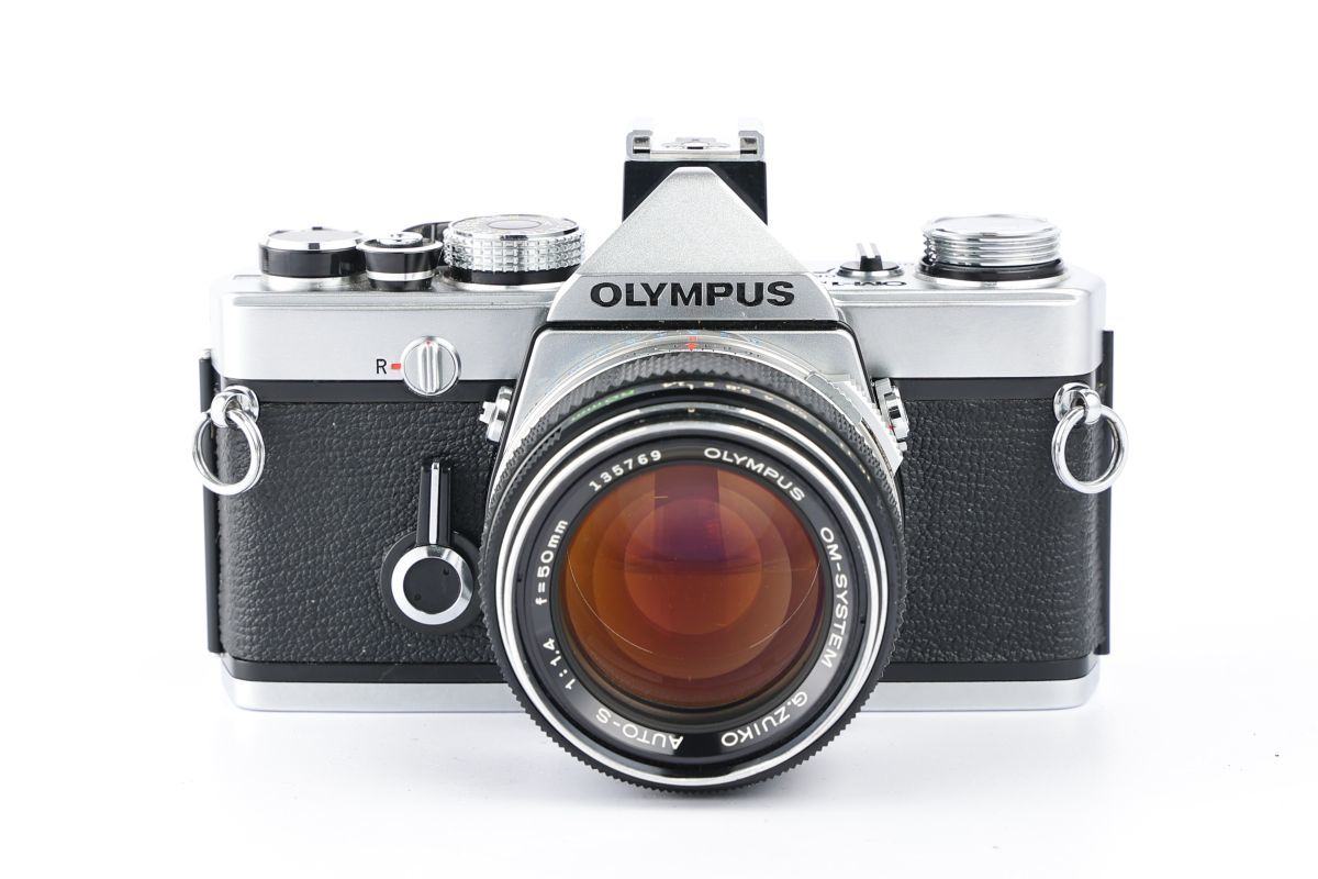 05317cmrk OLYMPUS OM-1N ＋ G.ZUIKO AUTO-S 50mm F1.4 標準レンズ MF一眼レフカメラ