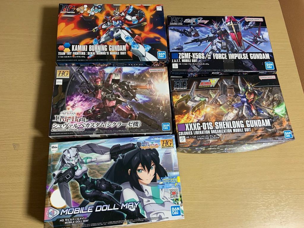 ガンプラ　5体セット　HG 1／144 1&frasl;144 HG ガンプラ