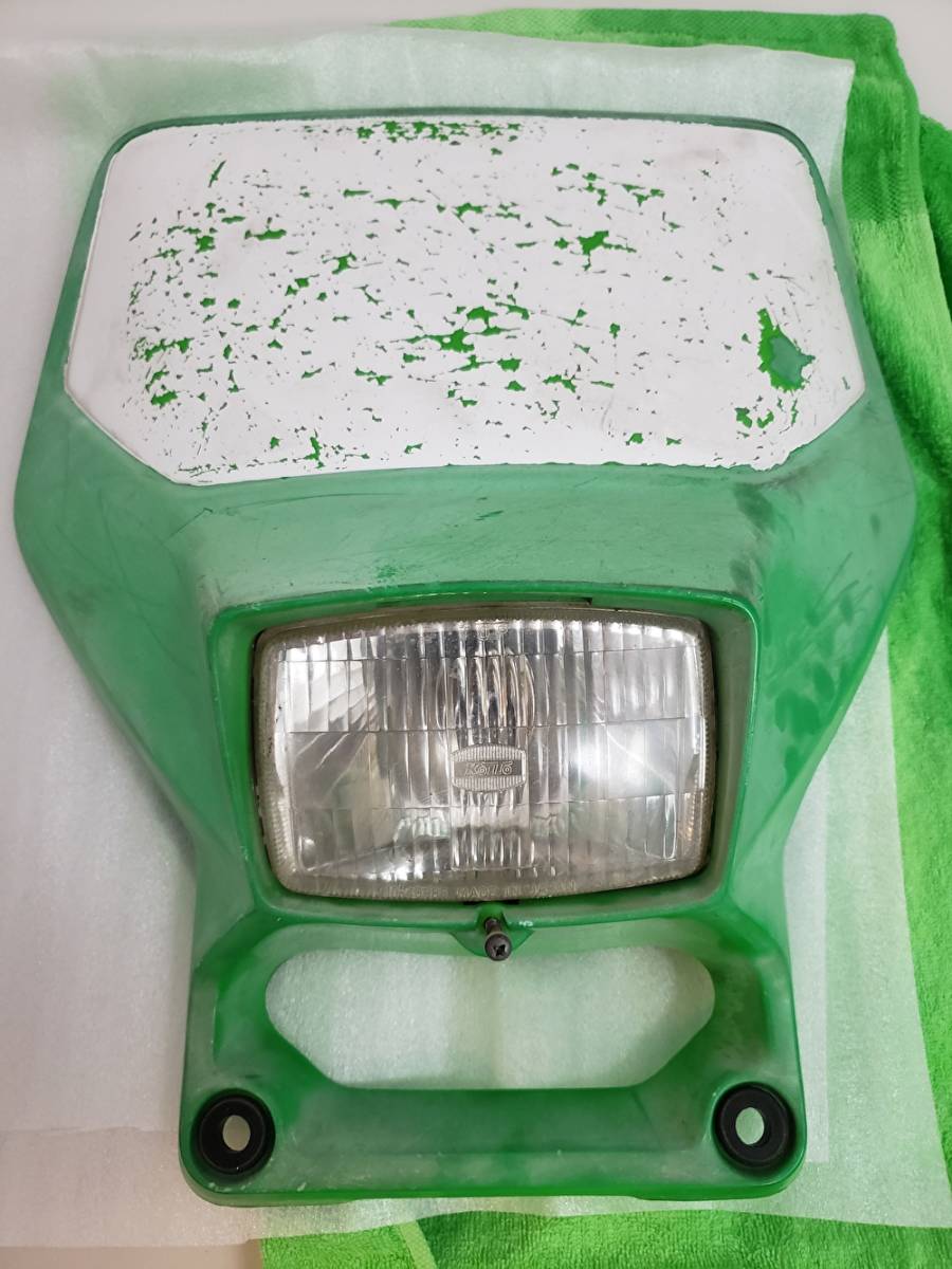 KDX125SR ヘッドライトカウル KDX125SR ヘッドライト カウル 互換品オフロード ヘッドライトカウル