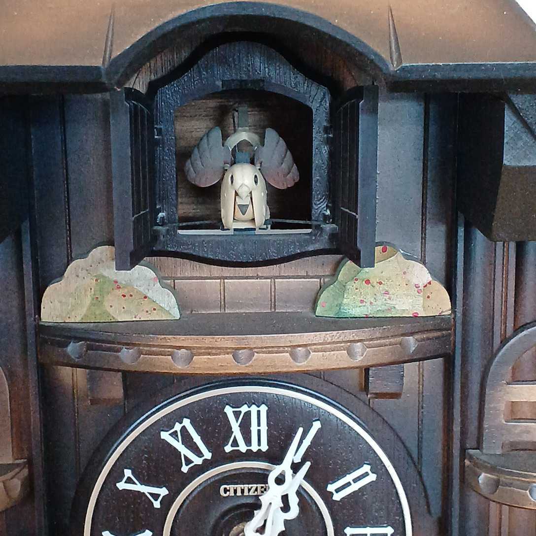 未使用】CITIZEN 鳩時計 からくり時計 動作品