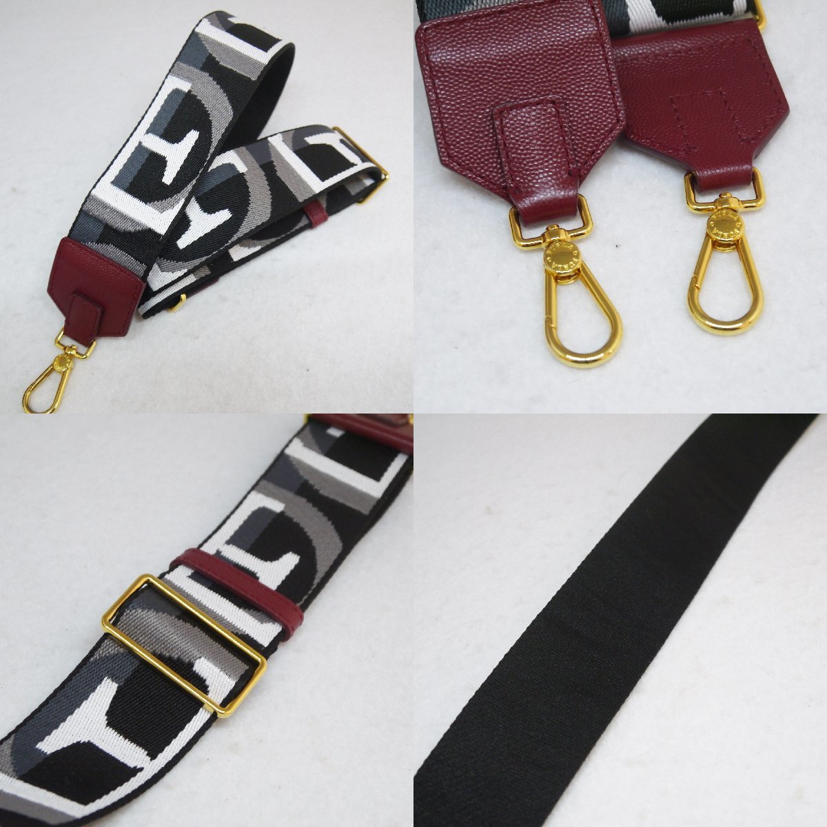 USED品・保管品 FURLA フルラ ショルダーバッグ ボルドー ゴールド金具 