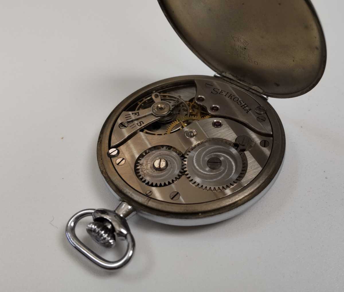 ENICAR 懐中時計 16石 スモールセコンド 手巻き　稼働品 精工舎 エンパイア スモールセコンド 手巻き 懐中時計 稼働品 懐中時計
