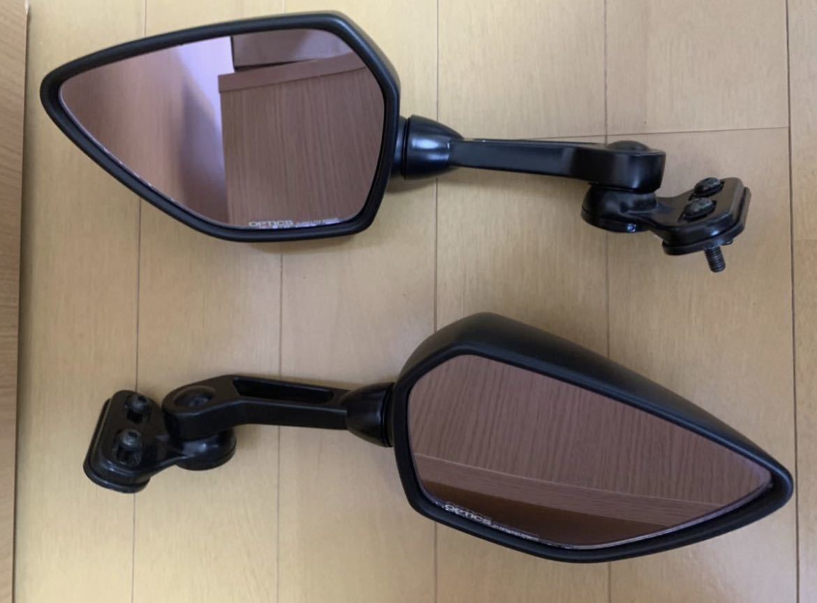 K’s-STYLE ケイズスタイル ショートカウルミラーセット OPTICSレンズ ninja1000 左右セット ニンジャ TANAX 