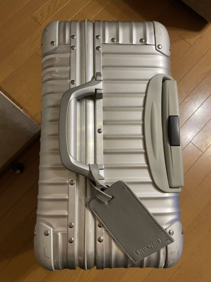 新品⁄元箱付RIMOWA リモワ トパーズ 64L シルバーロゴ 青タグ RIMOWA