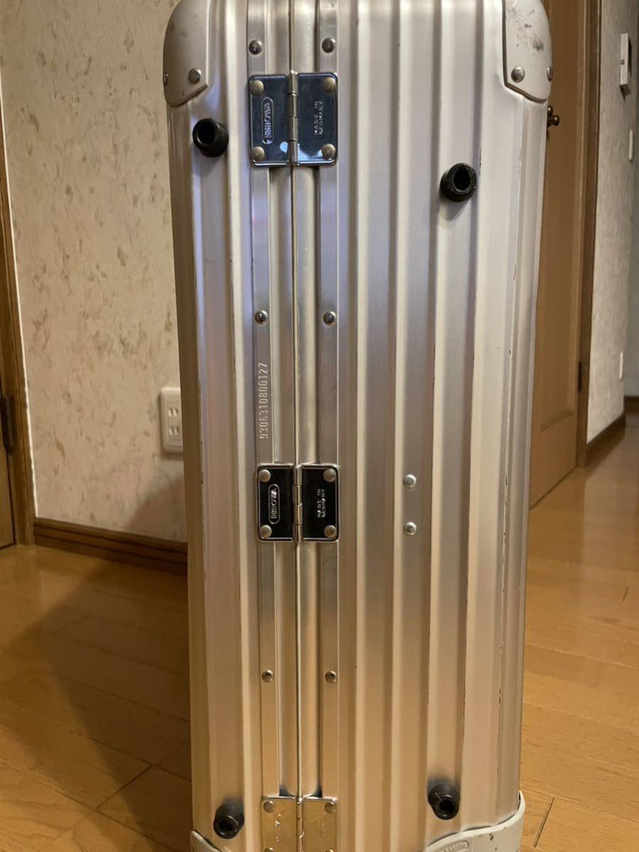 RIMOWA 廃番・青ロゴモデル・トパーズ・極希少品アルミ・64L RIMOWA 廃