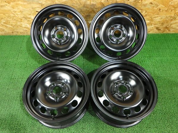 フォルクスワーゲン純正スチール/鉄ホイール/1K0601027AH 16x6.5J 5穴 112 +50 4本SET／中古 若干の傷あり／本州四国九州4，000円/手渡し可