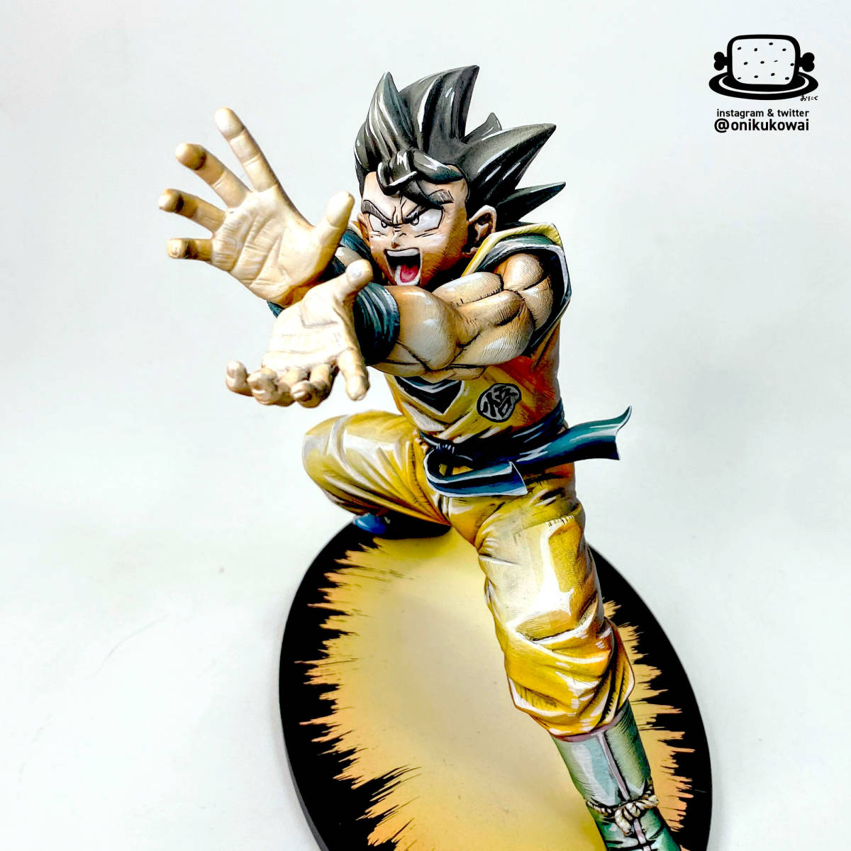 ドラゴンボール フィギュア リペイント ゼンカイソリッド 孫悟空 かめ 
