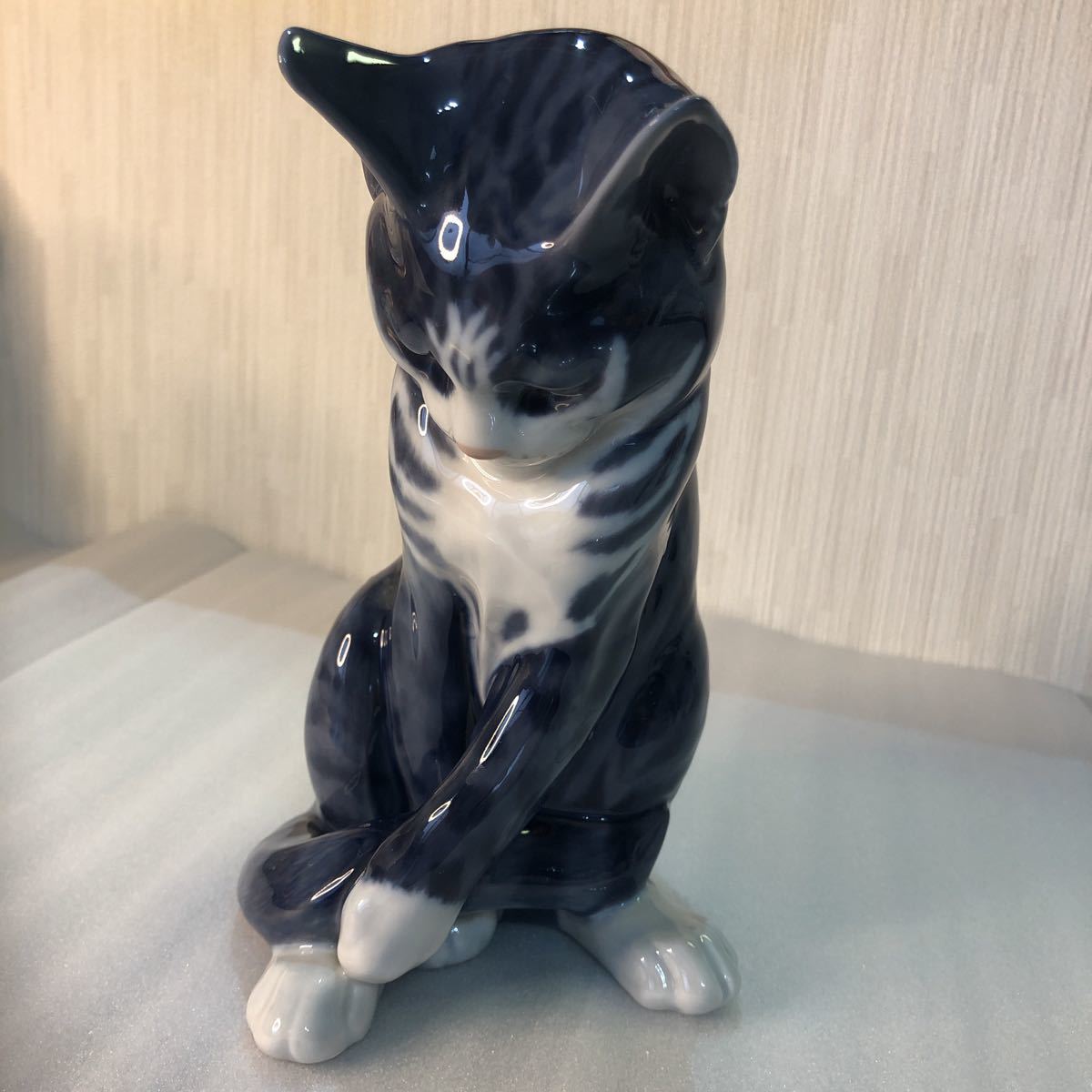 ROYAL COPENHAGEN ロイヤルコペンハーゲン 猫 ネコ フィギュリン 陶器 