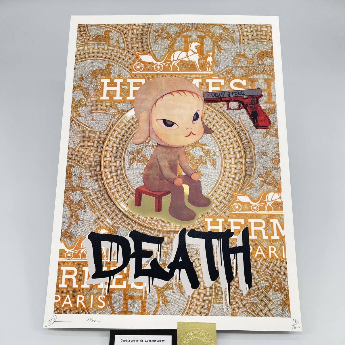 DEATH 世界限定100枚 NYC アートポスター 奈良美智 nyc - Yahoo