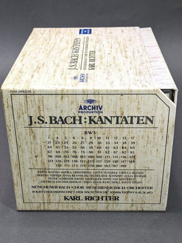 カール・リヒター：バッハ 教会カンタータ選集 25枚組CDボックス CD】 カール・リヒター：バッハ／教会カンタータ選集 教会カンタータ集