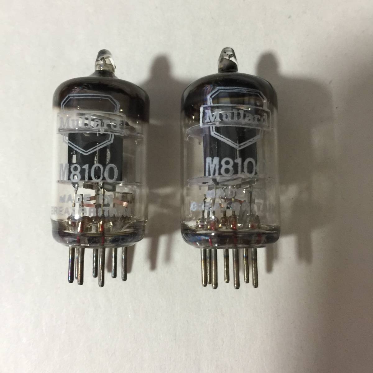 [NOS品] Mullard 真空管　M8100 (CV4010、EF905、6AK5W 互換）ペア　2本.　