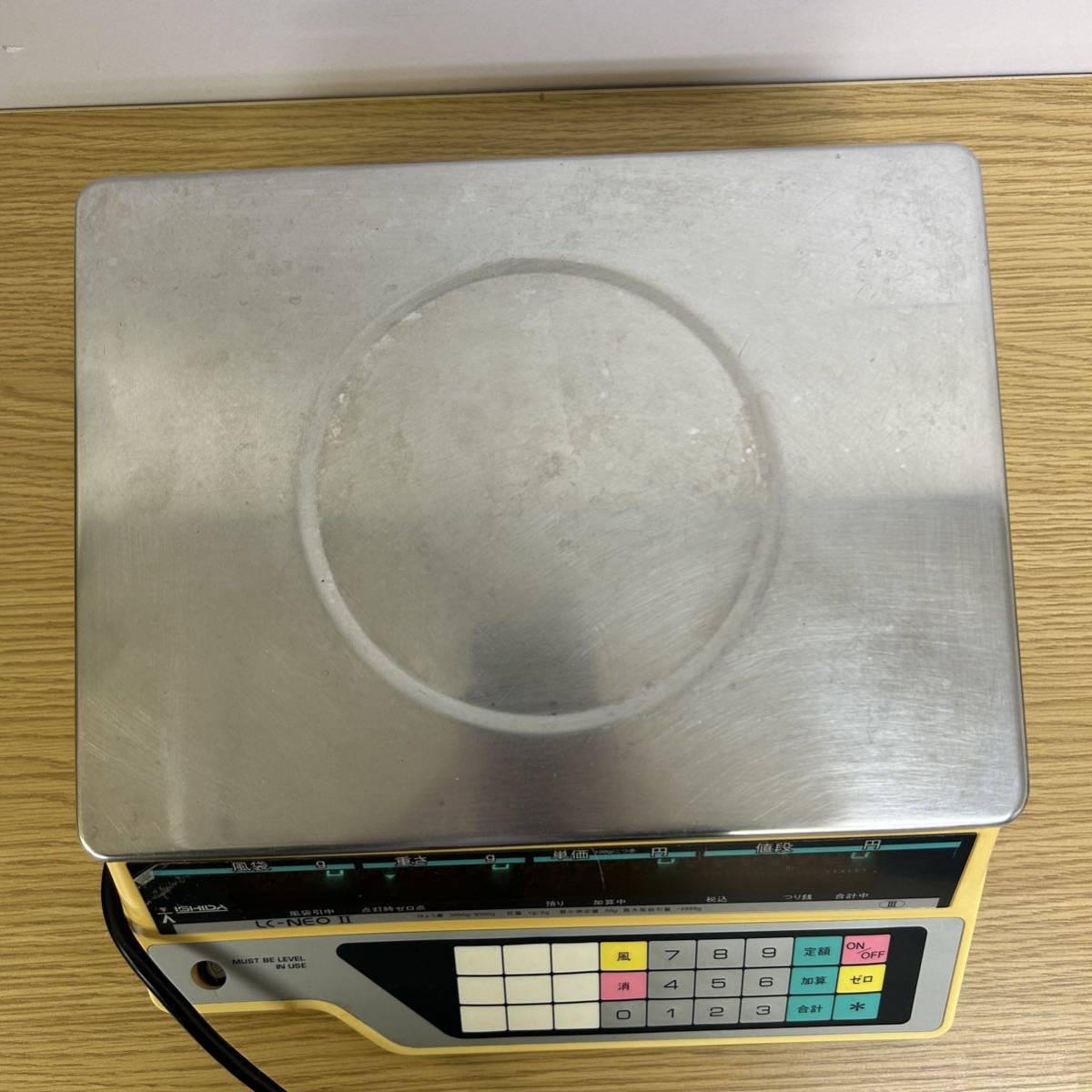イシダ デジタル演算ハカリ LC-21NEO 業務用 量り売り 物販 通電確認済