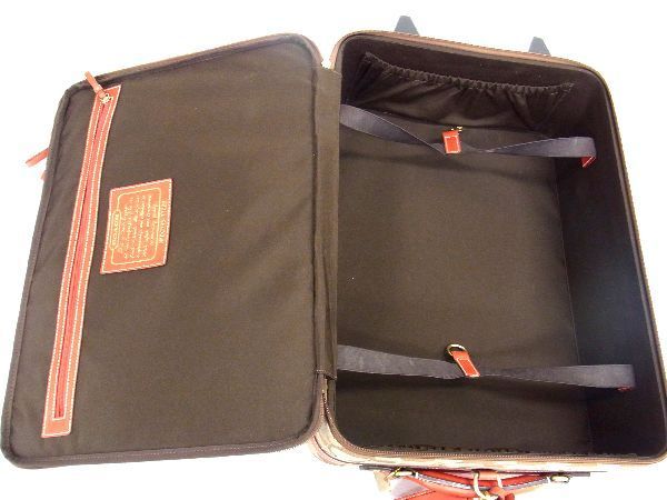 1円 COACH コーチ F77020 シグネチャー キャンバス×レザー 2輪
