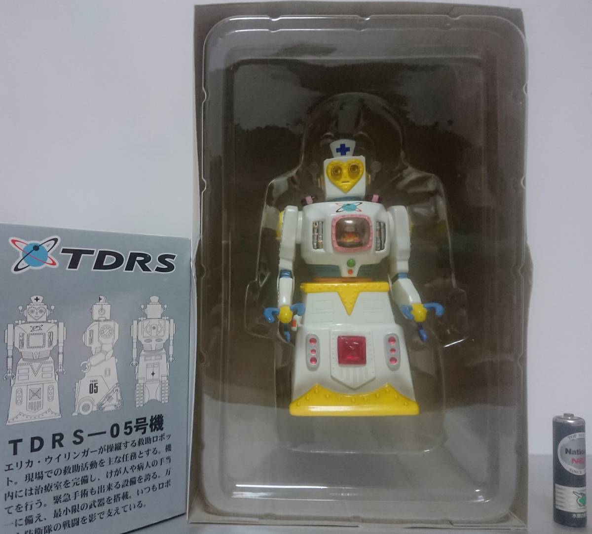絶版 マルサン ソフビ ロボット防衛隊 テデロス05号機 レトロ