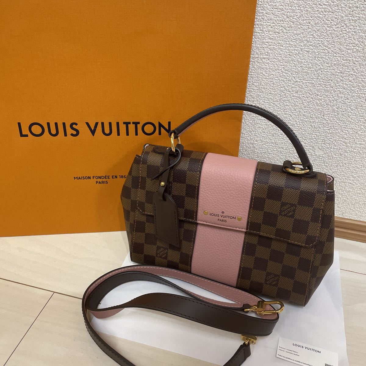 ルイヴィトン ダミエ BB LOUIS ボンドストリートBB ブラック 