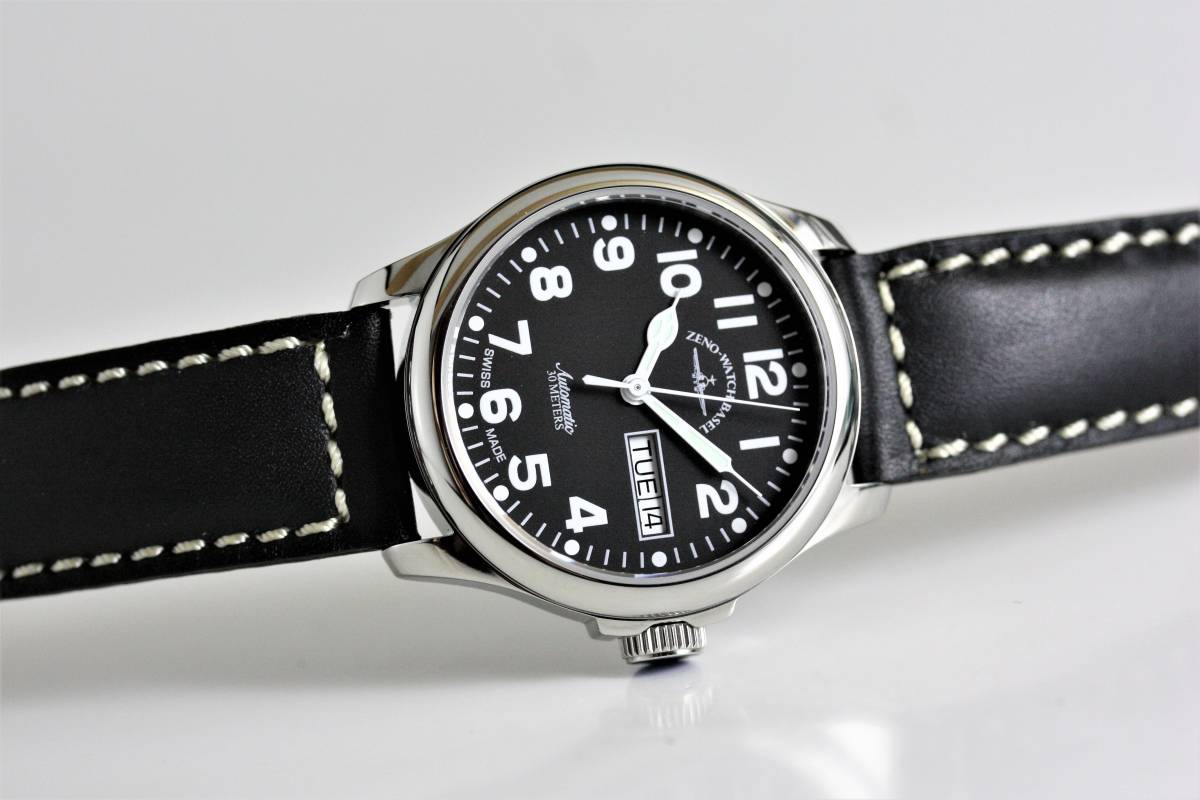 スイス製ZENO WATCH BASEL ゼノウォッチ・バーゼル デイデイト自動巻き 
