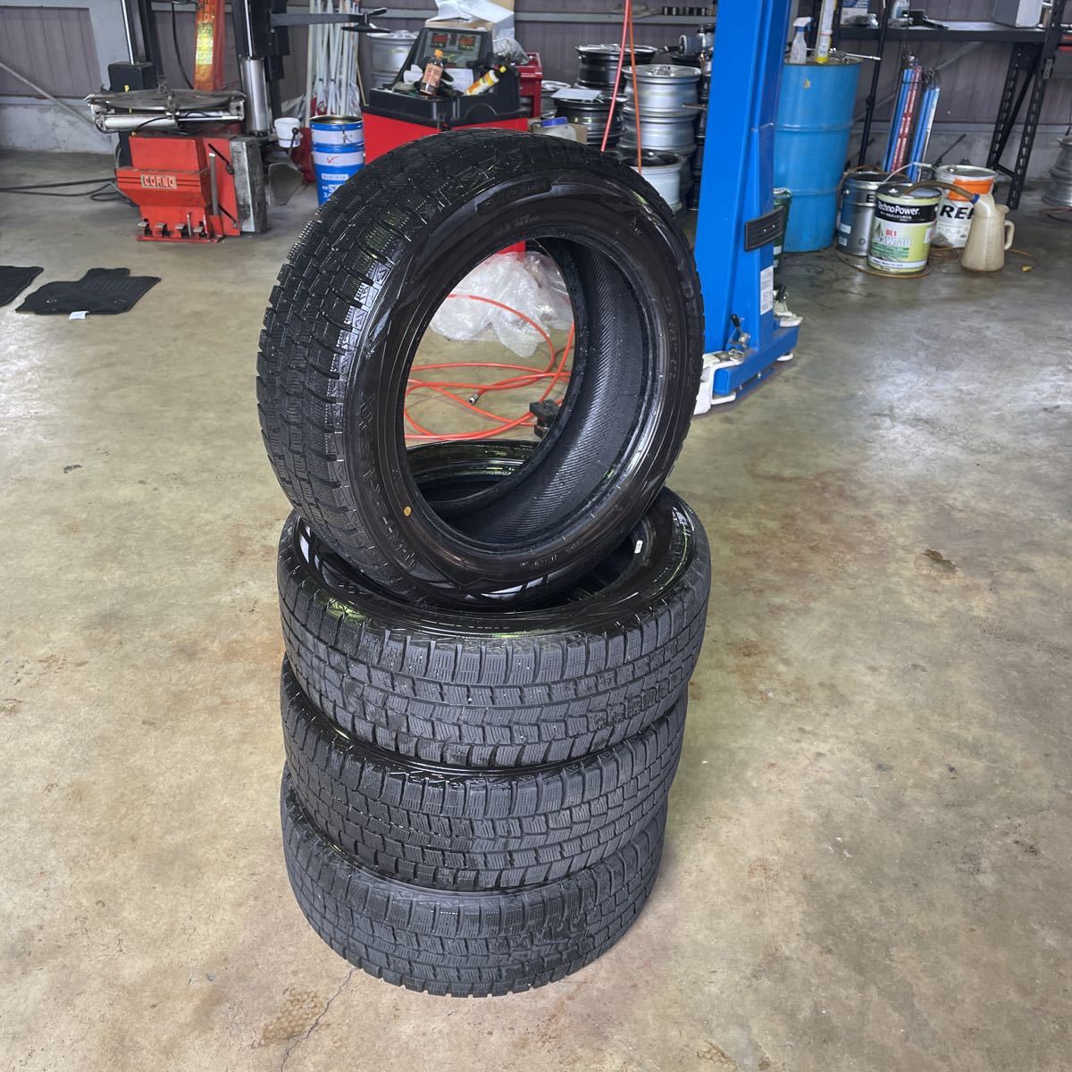 バリ山 ダンロップ ウインターマックス 225/55R17 スタッドレス 4本