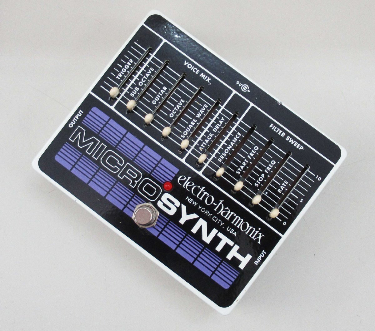 ☆electro-harmonix　エレクトロハーモニックス　MICRO SYNTH　ベース用エフェクター　ベースシンセ【現状品】