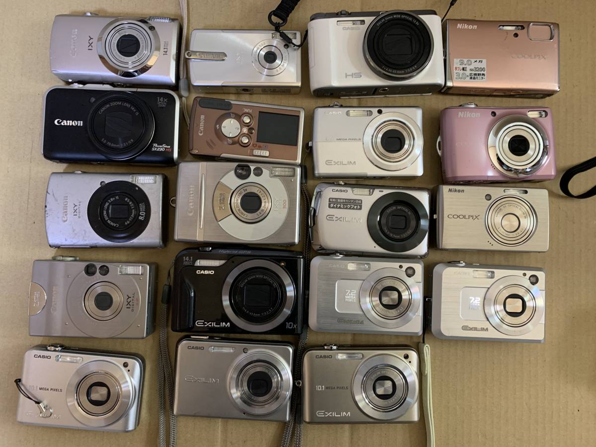 1円～ キヤノン ニコン カシオ 富士フイルム むずかしく 等 デジタル 