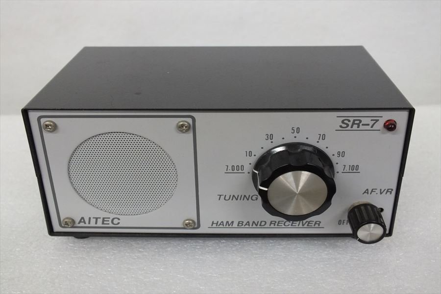 ■ AITEC SR-7 無線機 HAM BAND RECEIVER 中古 現状品 230202k6136
