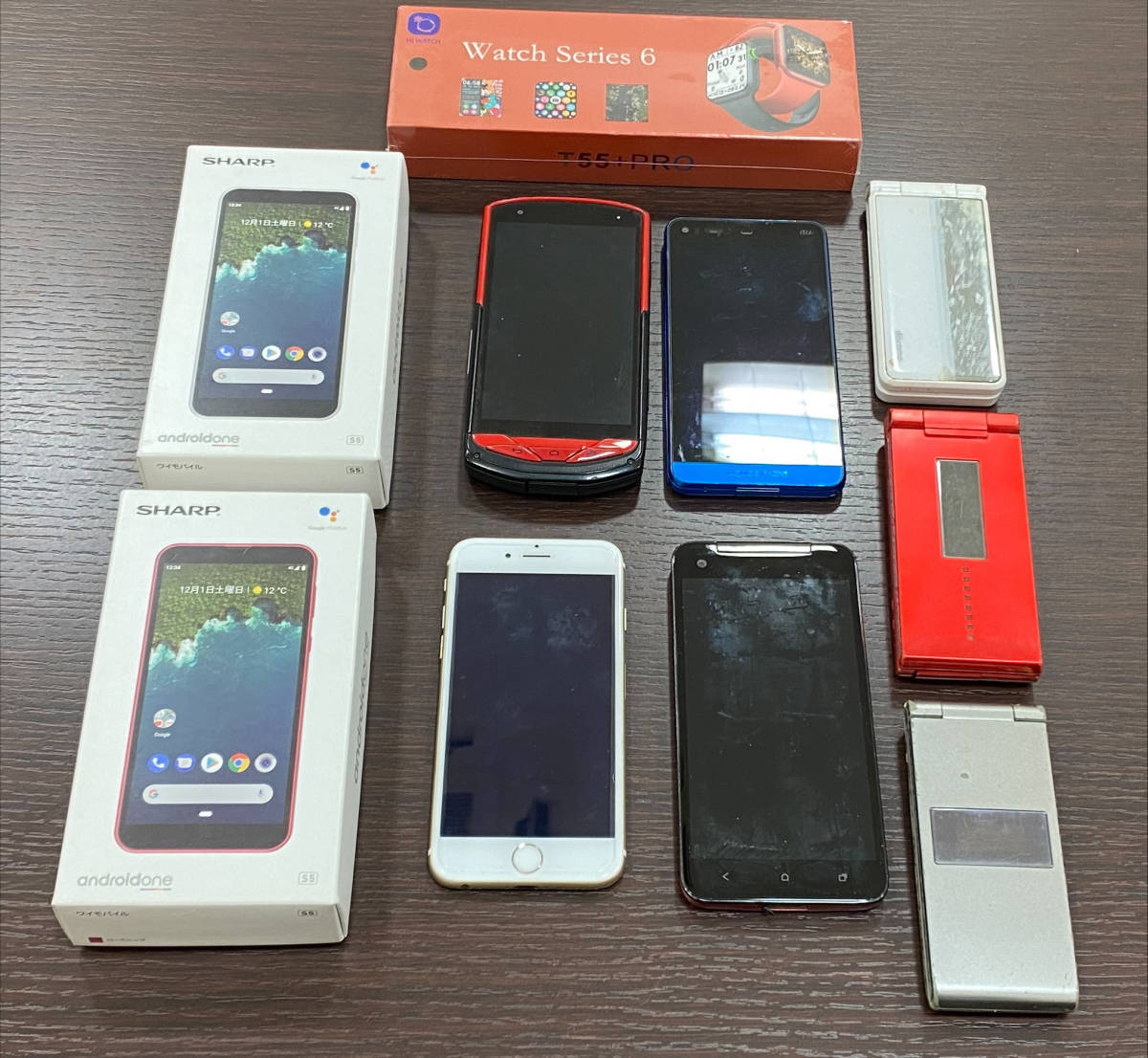 #9906　【未開封有り】携帯まとめ　スマホ　スマートウォッチ　ガラケー　※一部ジャンク