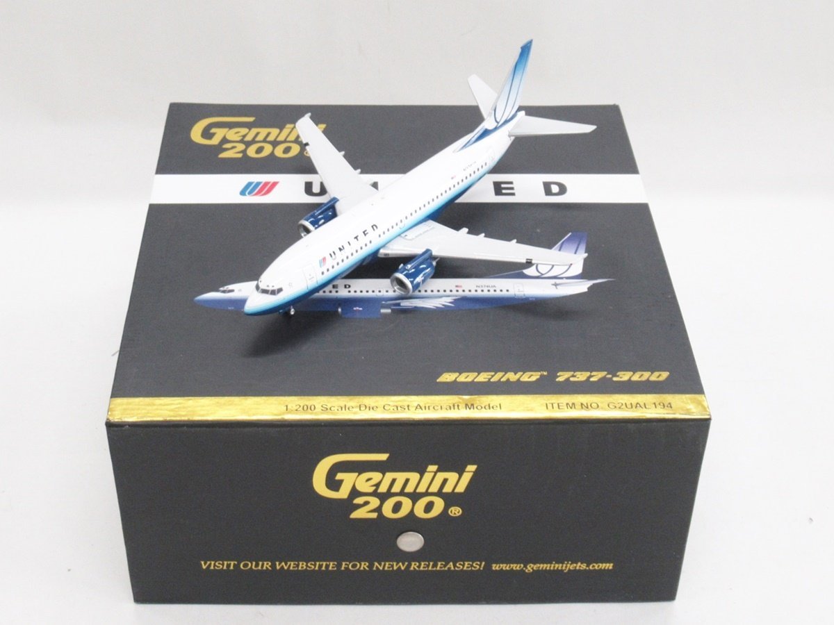 ジェミニ 1/200 B737-300 ユナイテッド航空 N374UA [G2UAL194]【C】krt021610