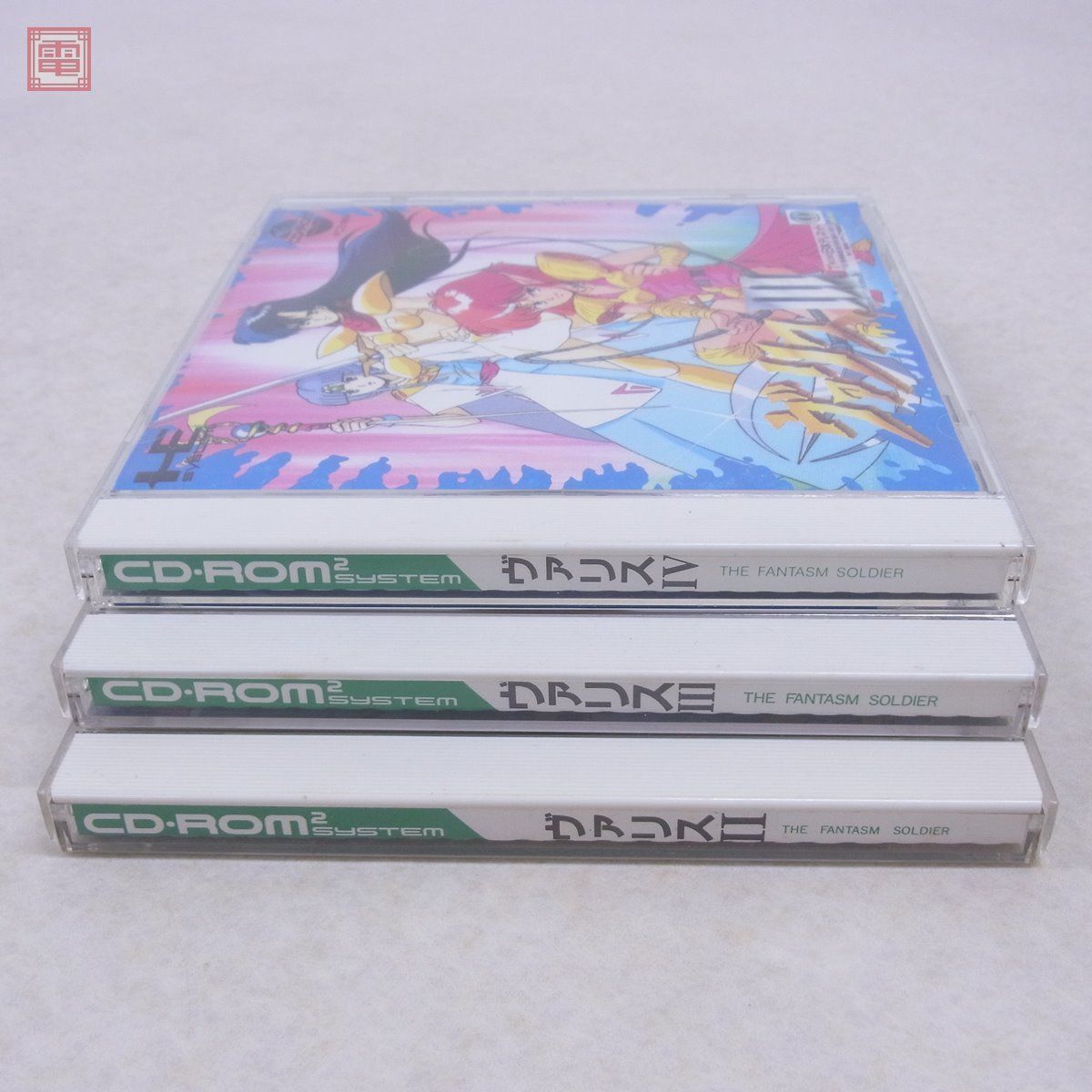 PCE PCエンジン CD-ROM2 夢幻戦士ヴァリスII+III+IV まとめて3本セット
