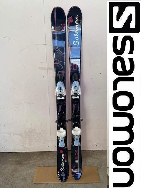 サロモン Le ciel 131cm ミッドスキー ヘッド ブーツ23cmセット salomon Le Ciel 131cm サロモン ルシエル ツインチップ フリースキー