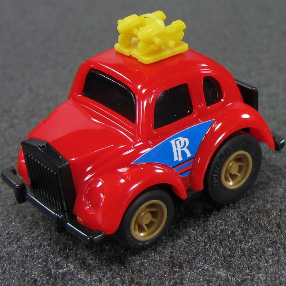 チョロＱ　A-10　VW-RR　フォルクスワーゲン　スケスケ　透明　美品 日本製 チョロQ A-10 VW-RR ワーゲン ロールス 赤 詳細不明 クリアー