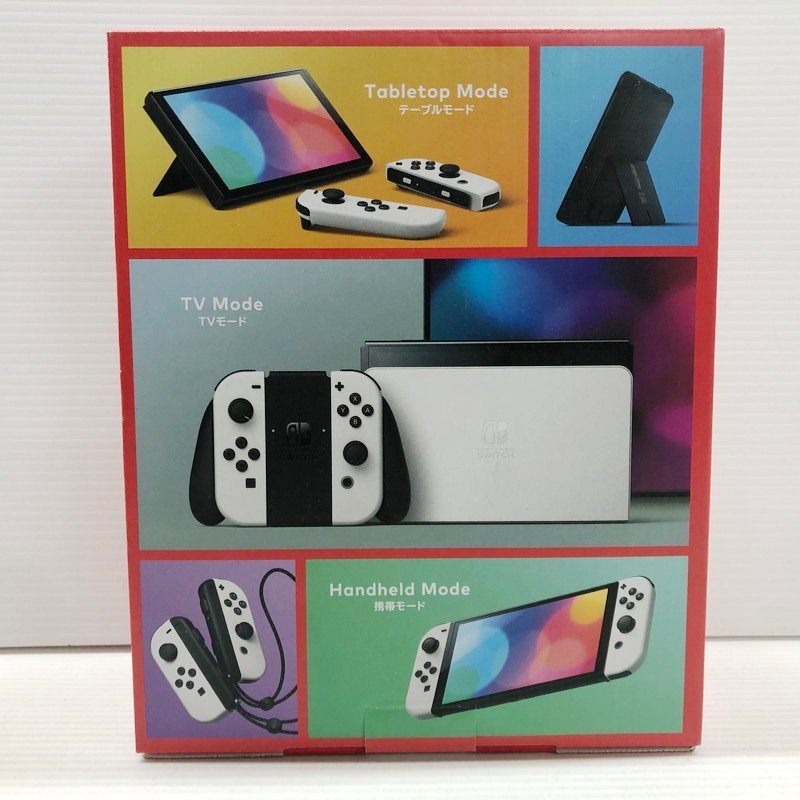 IZU【未使用品】 Nintendo Switch 有機ELモデル Joy-Con(L)/(R) ホワイト 任天堂 ニンテンドースイッチ 本体 〈034-230217-KM-09-IZU〉 Switch Nintendo 有機ELモデル