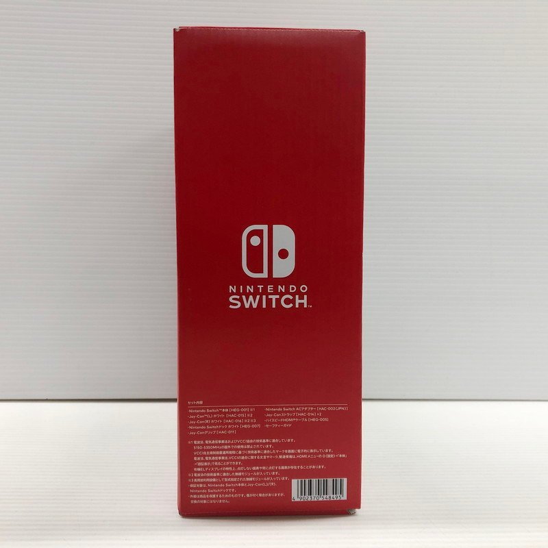 IZU【未使用品】 Nintendo Switch 有機ELモデル Joy-Con(L)/(R) ホワイト 任天堂 ニンテンドースイッチ 本体 〈034-230217-KM-09-IZU〉 Switch Nintendo 有機ELモデル