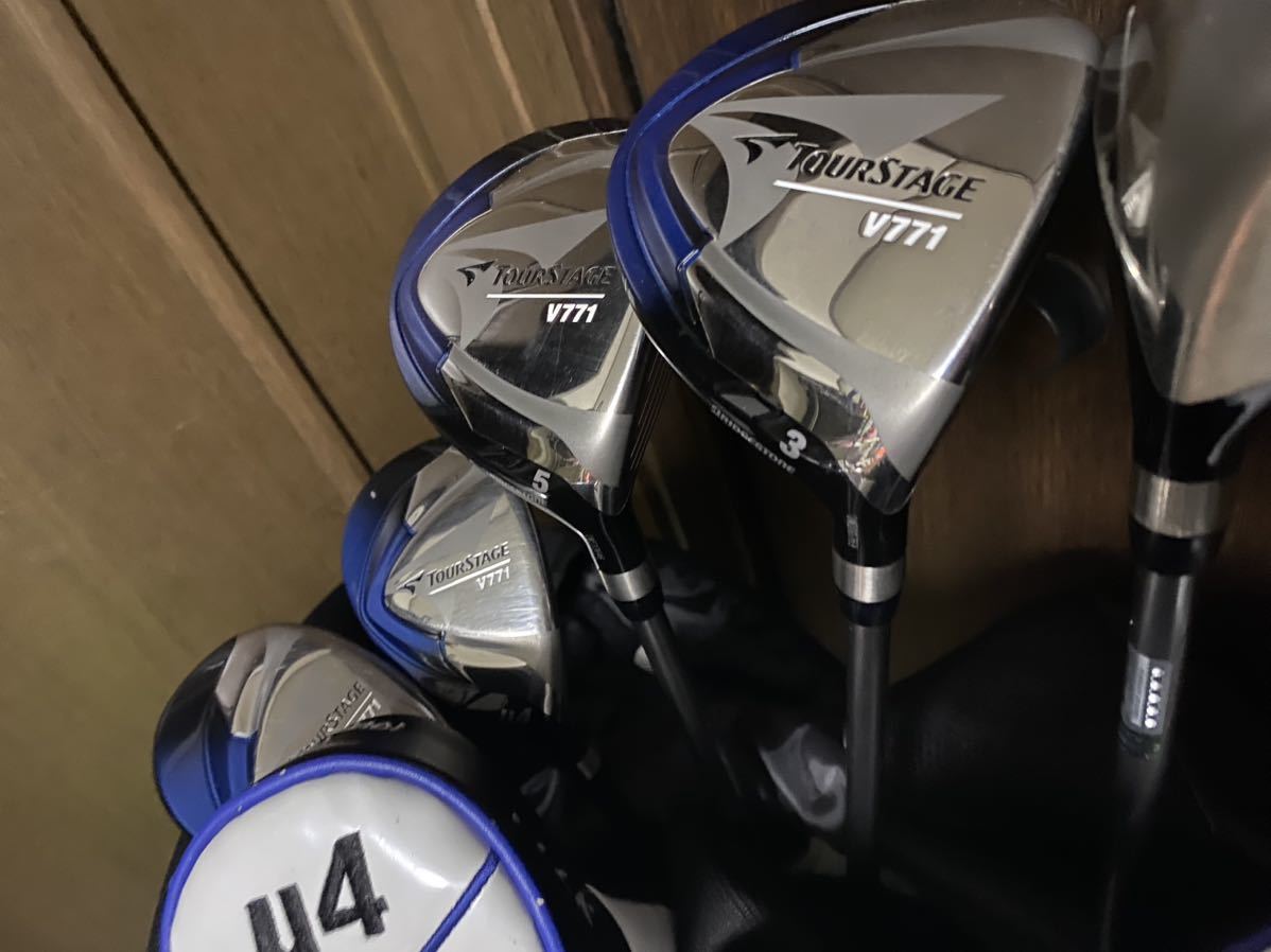 V771 ツアーステージ メンズ ゴルフクラブセット TOURSTAGE フルセット ブリヂストン メンズゴルフクラブセット 美品 ゴルフクラブ : 優しい ブリヂストンツアーステージ セット S メンズアイアンセット