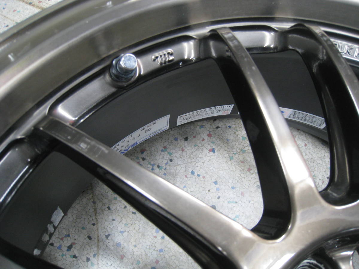 RACING VOLK RE30 RAYS - 18インチ7.5j＋50 ボルクレーシングの値段と 