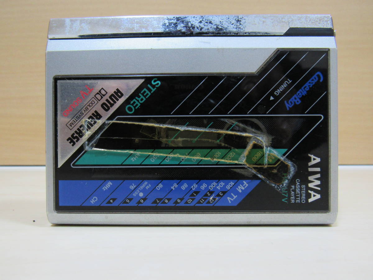 HOT，お買い得 AIWA アイワ CassetteBoy カセットボーイ HS-U7V カセットプレーヤー シルバー 当時物 廃版レア品(再生専用)｜売買されたオークション情報、yahooの商品情報をアーカイブ公開 - オークファン 再生専用