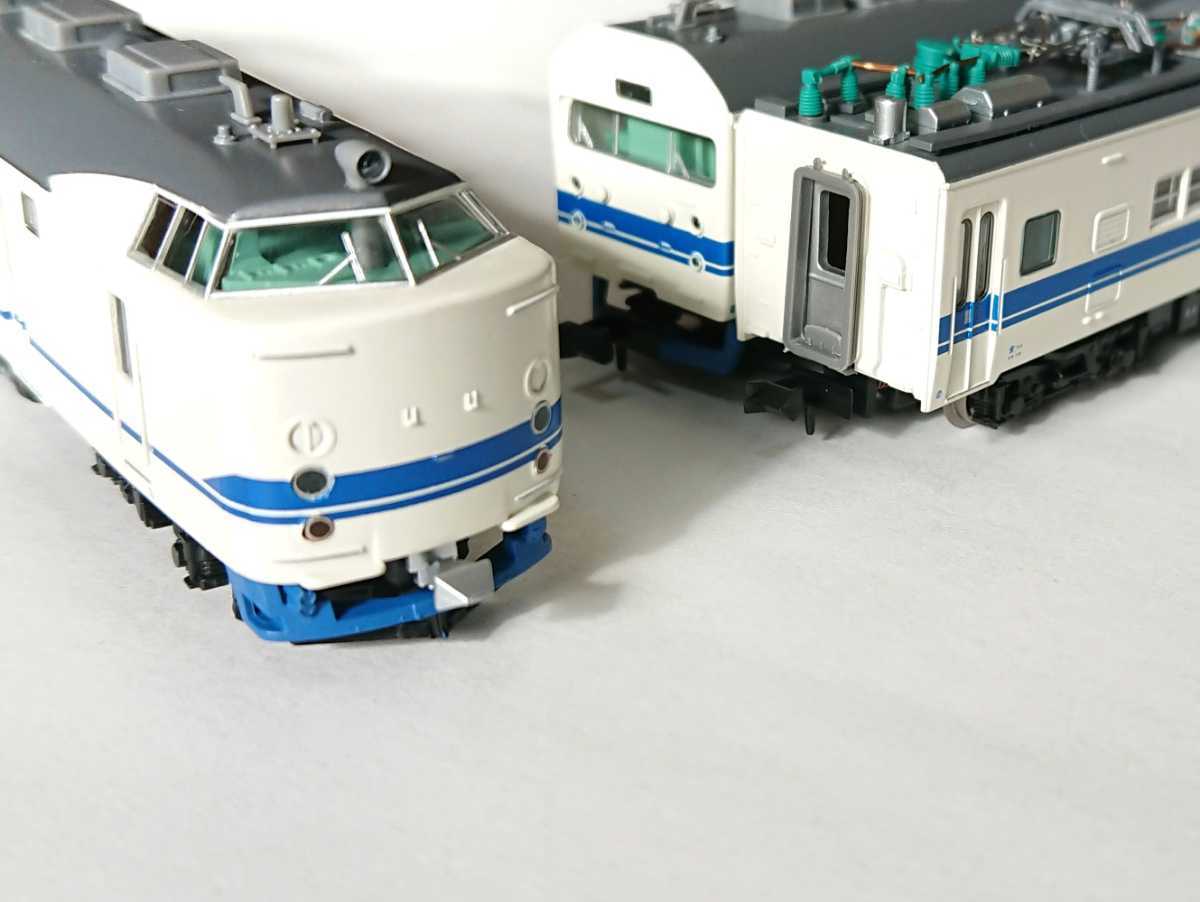 マイクロエース A2295 419系 新北陸色 貫通扉埋込編成 増結3両セット 動作確認済 付属品未使用 元581・583系 中古品