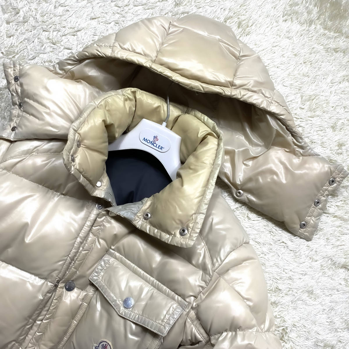 MONCLER K2スペシャル サイズ4 美品!胸ロゴワッペン!MONCLER 極暖