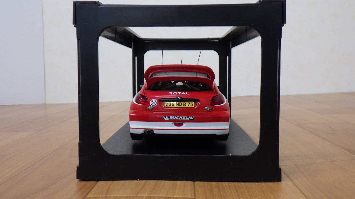 AUTOart】オートアート PEUGEOT プジョー206 WRC 1/18 中古 ミニカー 