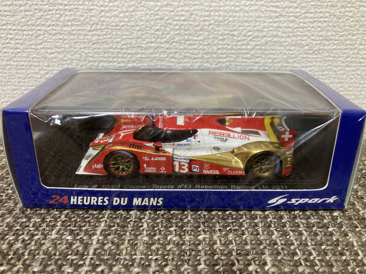 F11 1/43 スパーク Lola B 10/60 Coupe-Toyota n°13 Rebellion Racing LM 2011 #13 spark S2528 トヨタ レーシングカー ダイキャスト