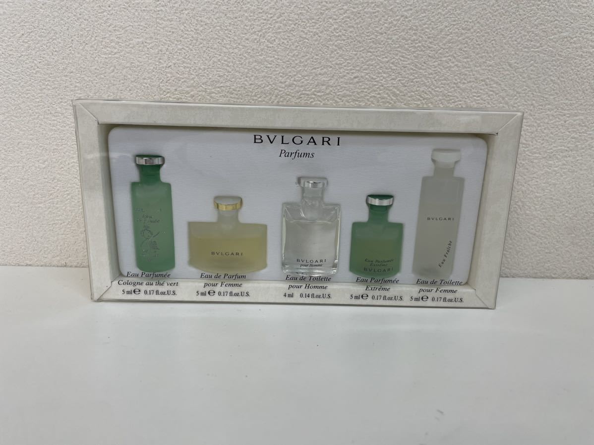 【TS0220】■未開封■ BVLGARI ブルガリ フレグランス 香水 5本セット オードトワレ オーデコロン プールオム