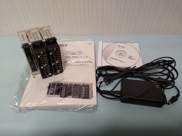 キーエンス PLC マルチ入力データロガー NR-500　温度・電圧計測ユニット NR-TH08