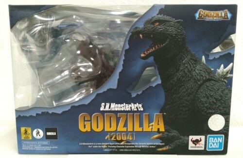 【新品未開封品】バンダイ S.H.MonsterArts ゴジラ 2004 160mm PVC フィギュア モンスターアーツ　梱80