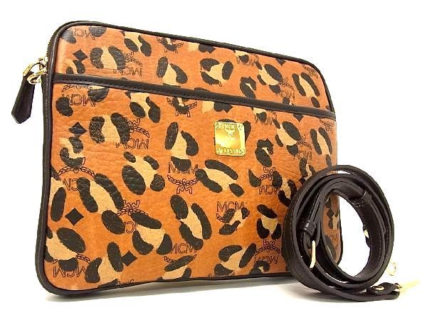1円 MCM エムシーエム ハンドバッグ G金具 □美品□ 1円 □極