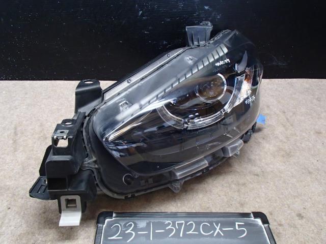 レンズ割れ　裏OK ＣＸ－５ 3DA-KF2P 右 ヘッド ランプ ライト CX－5 LDA-KE2AW 左ヘッドランプ ライト レンズ 42B スタンレー